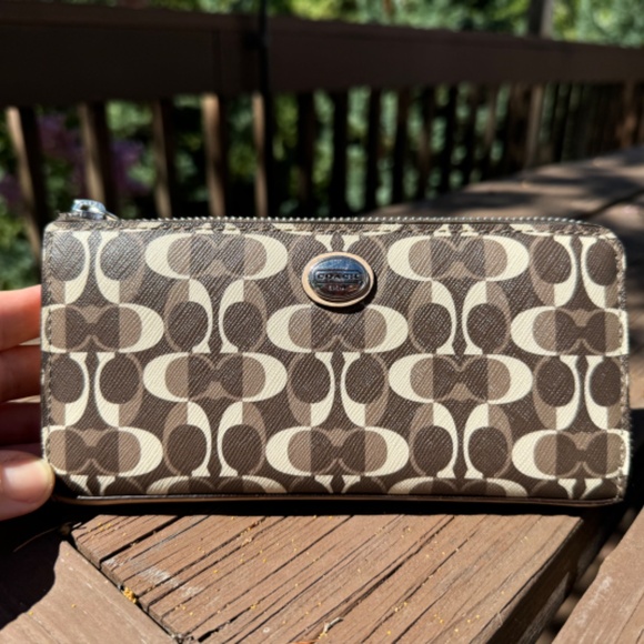 Coach Peyton Dream C Slim Zip Wallet F50150 - Picture 3 of 7